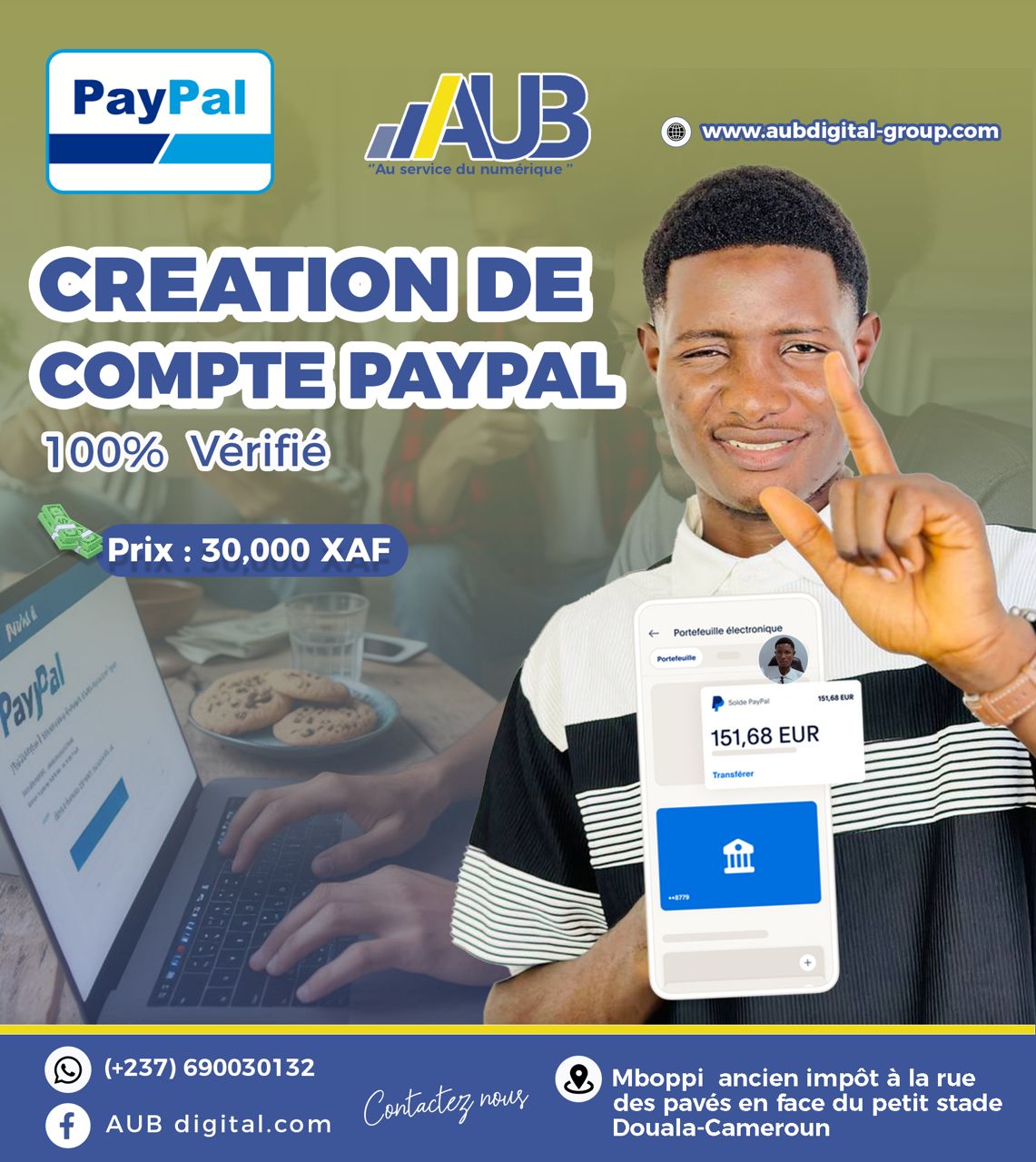 Home CREATION DE COMPTE PAYPAL